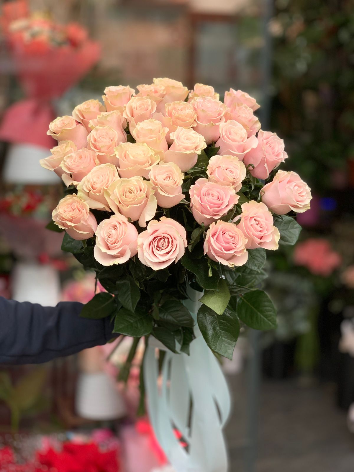 Buchet de Trandafiri Roz